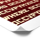 Alternatief Poster bezet (Hoek)