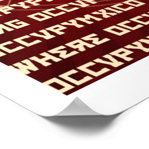 Alternatief Poster bezet