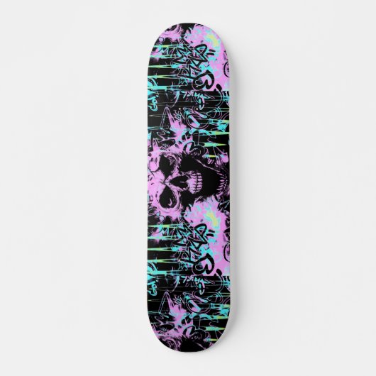 Alternatief skateboard voor de schedelgraffiti (Voorkant)