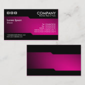 Alternatief - Spot licht verlicht - Hot Pink Visitekaartje (Voorkant / Achterkant)