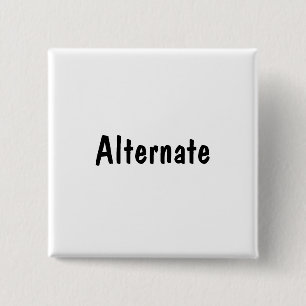 Alternatief Vierkante Button 5,1 Cm