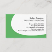 Alternatief visitekaartje voor consultant voor gro (Achterkant)