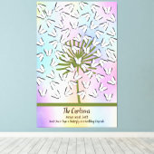 Alternatief voor het gastboek met Butterflies Canvas Afdruk (Insitu (Houten vloer))