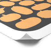 Alternatief voor het gastenboek van Pumpkin Patch  Poster (Hoek)