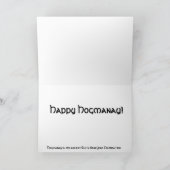 Alternatief voor Kerstmis - Hogmanay! Feestdagen Kaart (Binnen)