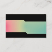 Alternatief - Zachte gradiënten Visitekaartje (Achterkant)