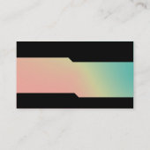 Alternatief - Zachte gradiënten Visitekaartje (Achterkant)