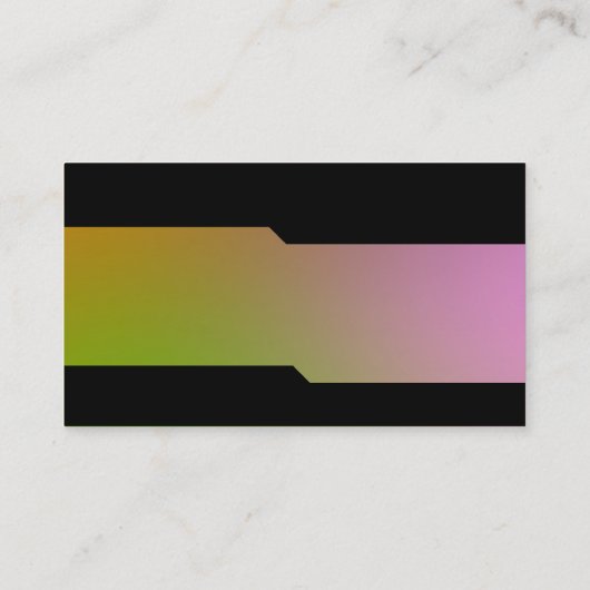 Alternatief - Zachte gradiënten Visitekaartje (Achterkant)