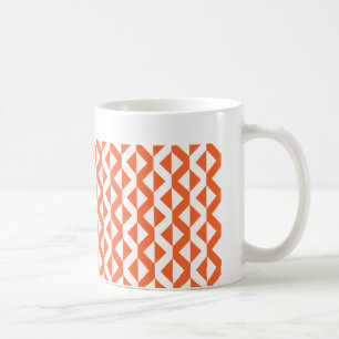 Alternatief ZigZags - Autumn Oranje en Wit Koffiemok