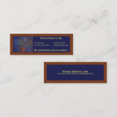 Alternatieve Abstracte kunst Mini Visitekaartje (Voorkant / Achterkant)