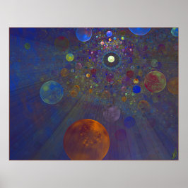 Alternatieve Abstracte kunst Poster