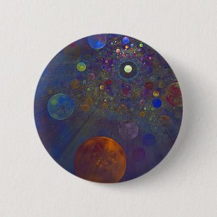 Alternatieve Abstracte kunst Ronde Button 5,7 Cm