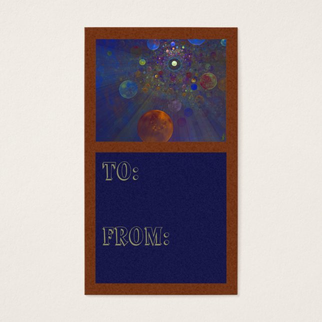Alternatieve Abstracte kunst Visitekaartjes (Voorkant)