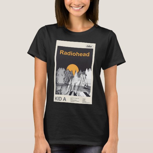 Alternatieve Band 80s Poster T-shirt (Voorkant)