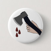 alternatieve bijl ronde button 5,7 cm (Voorkant)