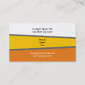 Alternatieve bronnen voor zonne-energie/vermogen visitekaartje (Achterkant)