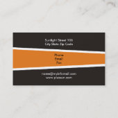 Alternatieve bronnen voor zonne-energie/vermogen visitekaartje (Achterkant)