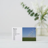 Alternatieve energie - De groene kracht Visitekaartje (Staand voorkant)