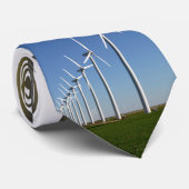 Alternatieve energie - De Groene Macht Stropdas (Opgerold)
