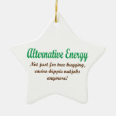 Alternatieve energie keramisch ornament (Voorkant)