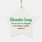 Alternatieve energie keramisch ornament (Achterkant)