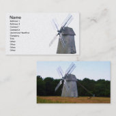 Alternatieve energie - Nederlandse windmolenstroom Visitekaartje (Voorkant / Achterkant)