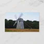 Alternatieve energie - Nederlandse windmolenstroom Visitekaartje (Achterkant)