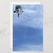 Alternatieve energie - Pinwheels Windmillvermogen Briefpapier (Voorkant / Achterkant)