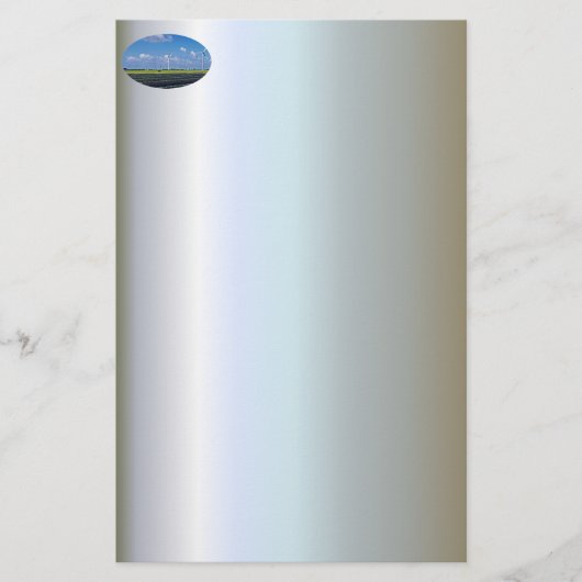 Alternatieve energie - Zonne- en windenergie Briefpapier (Voorkant)