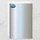 Alternatieve energie - Zonne- en windenergie Briefpapier (Voorkant / Achterkant)