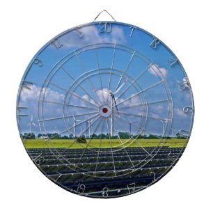 Alternatieve energie - Zonne- en windenergie Dartbord