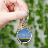 Alternatieve energie - Zonne- en windenergie Sleutelhanger (Hand)
