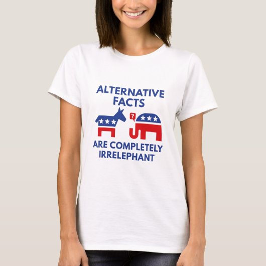 Alternatieve feiten t-shirt (Voorkant)