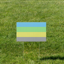 Alternatieve Gay Man Pride House vlag Tuinbord