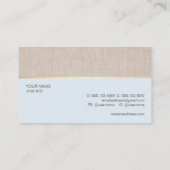 Alternatieve geneeskunde visitekaartje (Achterkant)