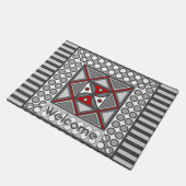 Alternatieve geometrische deurmat (Schuin)