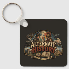Alternatieve Geschiedenis Fictie Sleutelhanger