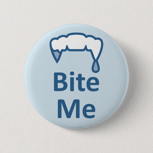 Alternatieve Gothic Emo facebook BITE ME badge Ronde Button 5,7 Cm (Voorkant)