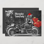 Alternatieve Gothic SteampunkKerstmis Kaart (Voorkant / Achterkant)