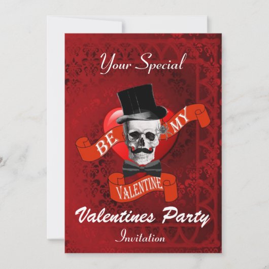 Alternatieve gotische Valentijnse partij Kaart (Voorkant)