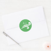 Alternatieve groene energie windkracht stickers (Envelop)