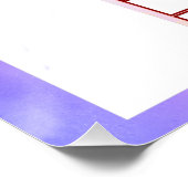 Alternatieve handtekening ontwerpgast voor bruilof perfect poster (Hoek)