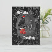 Alternatieve kerst voor de kerst van de Gothic Kaart (Staand voorkant)