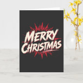 alternatieve kerstkaart kaart (Gele Bloem)