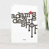 Alternatieve Kerstkaarten - de Sneeuwman van de Feestdagen Kaart (Achterkant)