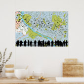 Alternatieve kleur voor afdrukken van bijtende vle poster (Keuken)