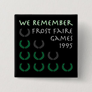 Alternatieve knop : Frost Faire Games herinnert zi Vierkante Button 5,1 Cm