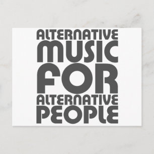 Alternatieve Muziek 4 Alternatieve Mensen - Emo Ro Briefkaart