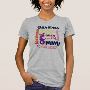Alternatieve namen voor "Oma" T-shirt