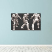 Alternatieve omwenteling bij dodelijke slag canvas afdruk (Insitu (Houten vloer))